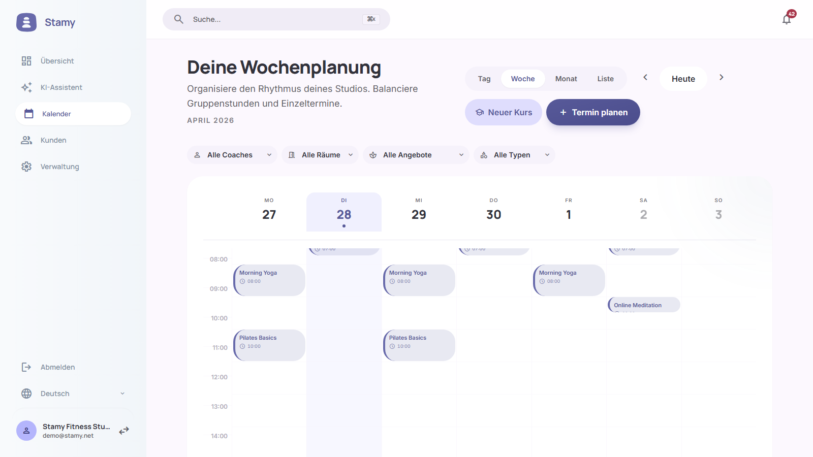 Live-Kalender